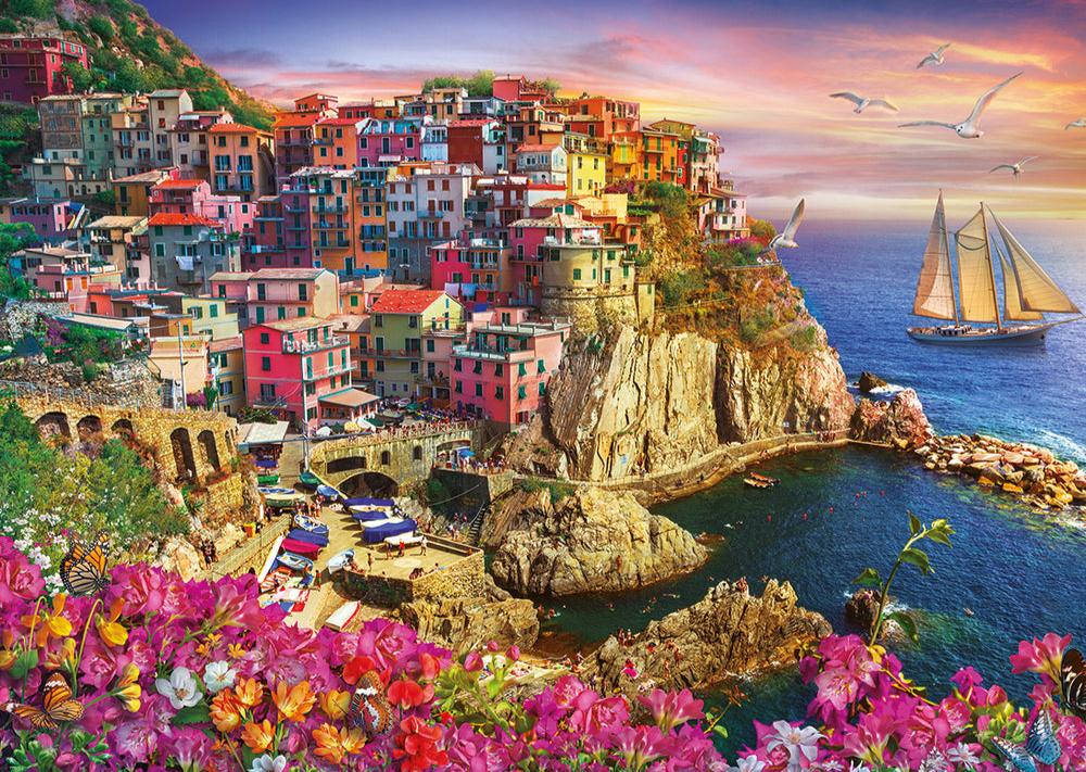 Cinque Terréről álmodva Gibsons 1000 darabos kirakó puzzle (G - G6383) - puzzlegarden