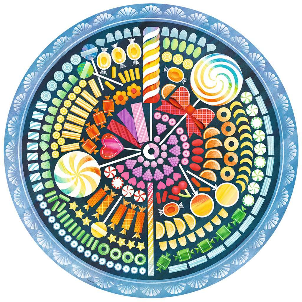 Circle Of Colors - Cukorkák Ravensburger 500 darabos kirakó puzzle (RA - 17350) - puzzlegarden