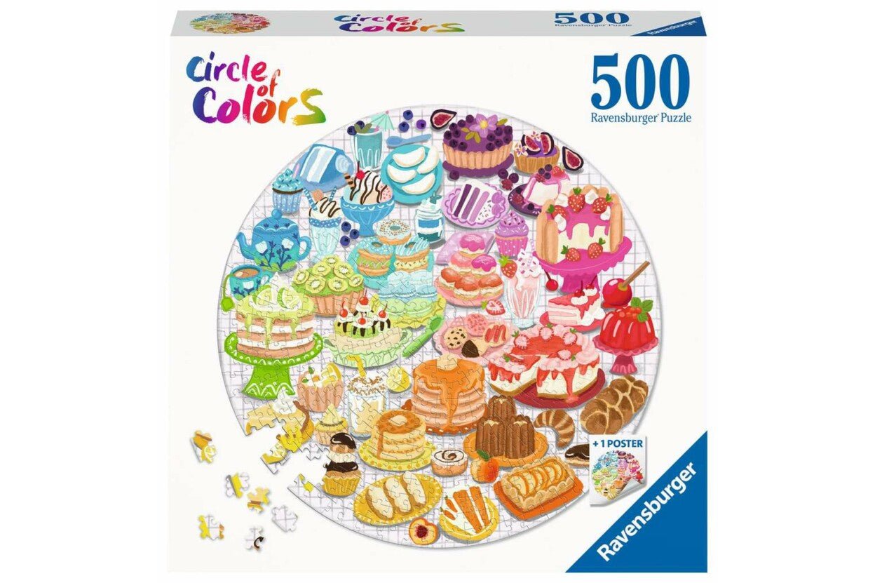 Circle Of Colors - Desszertek Ravensburger 500 darabos kirakó puzzle (RA - 17171) - puzzlegarden