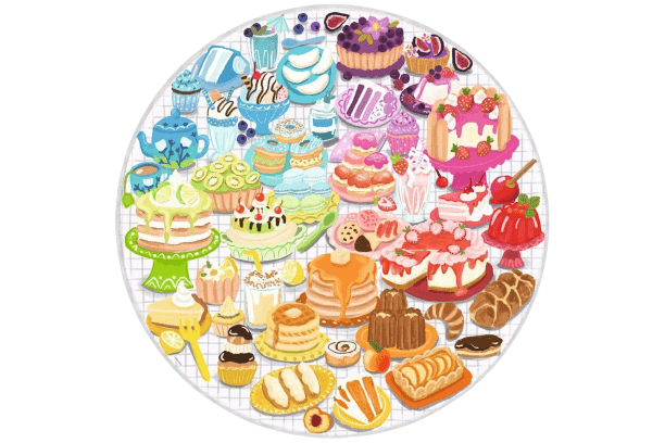 Circle Of Colors - Desszertek Ravensburger 500 darabos kirakó puzzle (RA - 17171) - puzzlegarden