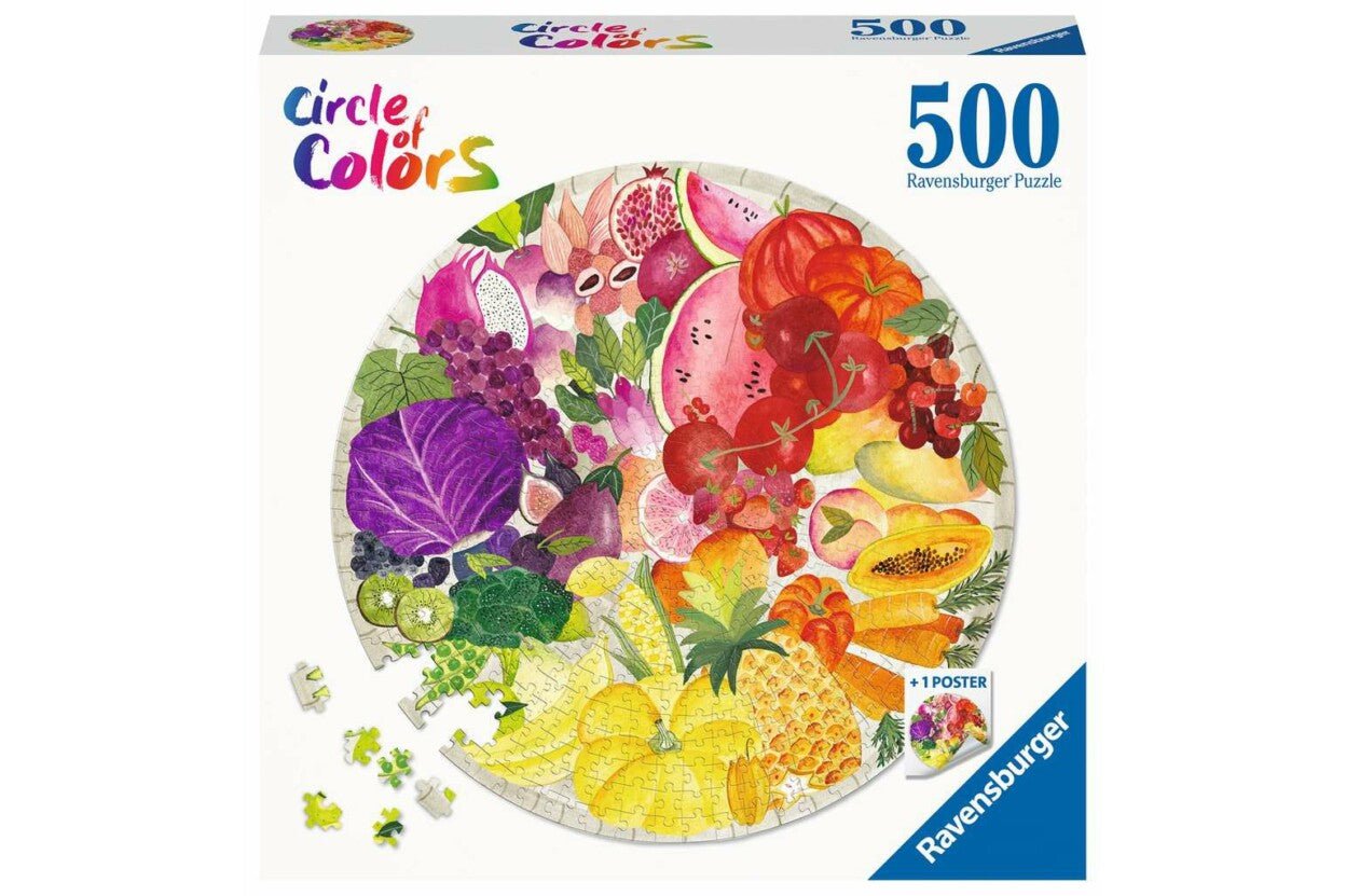 Circle Of Colors - Gyümölcsök és Zöldségek Ravensburger 500 darabos kirakó puzzle (RA - 17169) - puzzlegarden