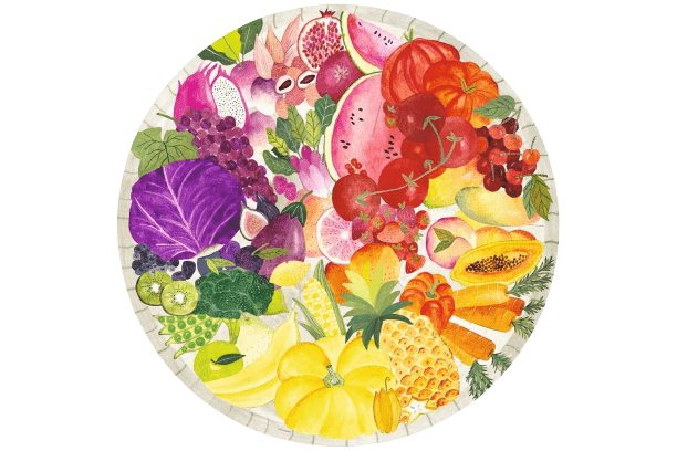 Circle Of Colors - Gyümölcsök és Zöldségek Ravensburger 500 darabos kirakó puzzle (RA - 17169) - puzzlegarden