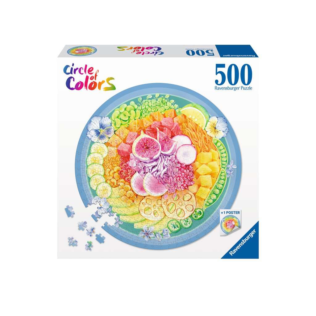 Circle Of Colors - Poke tál Ravensburger 500 darabos kirakó puzzle (RA - 17351) - puzzlegarden