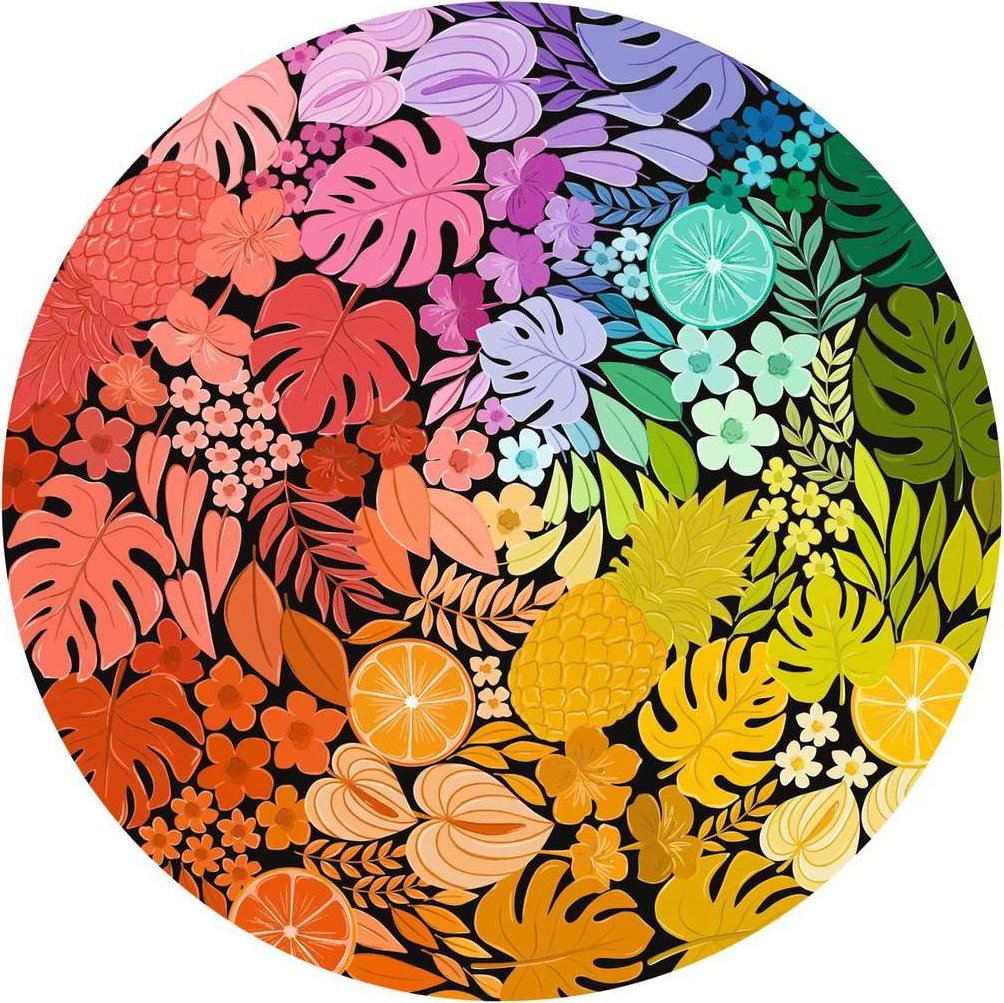 Circle of Colors - Trópusi levelek Ravensburger 500 darabos kirakó puzzle (RA - 12000821) - puzzlegarden