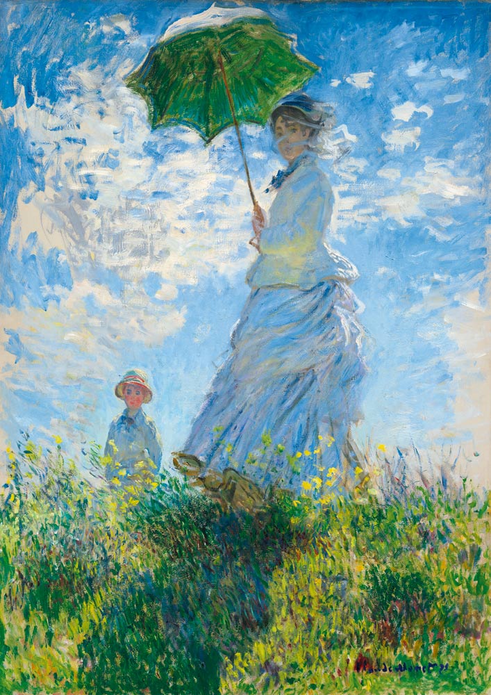 Claude Monet - Nő esernyővel Bluebird 1000 darabos kirakó puzzle (BB - P - 60039) - puzzlegarden
