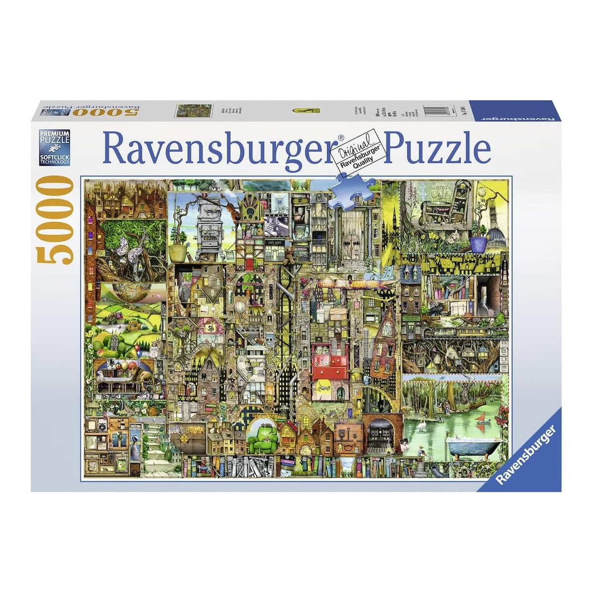 Colin Thompson különös városa Ravensburger 5000 darabos kirakó puzzle (RA-17430) - puzzlegarden