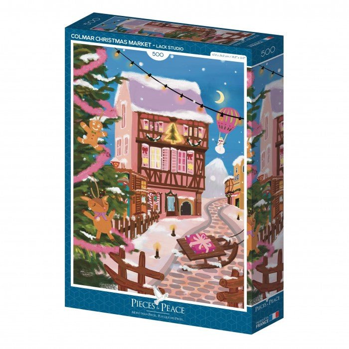 Colmar karácsonyi piac Pieces & Peace 500 darabos kirakó puzzle (PaP - 0133) - puzzlegarden