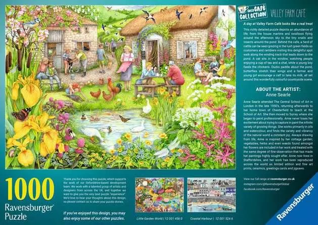 Cosy Cafe Collection No. 3 - Vidéki Kávézó Ravensburger 1000 darabos kirakó puzzle (RA - 12001454) - puzzlegarden