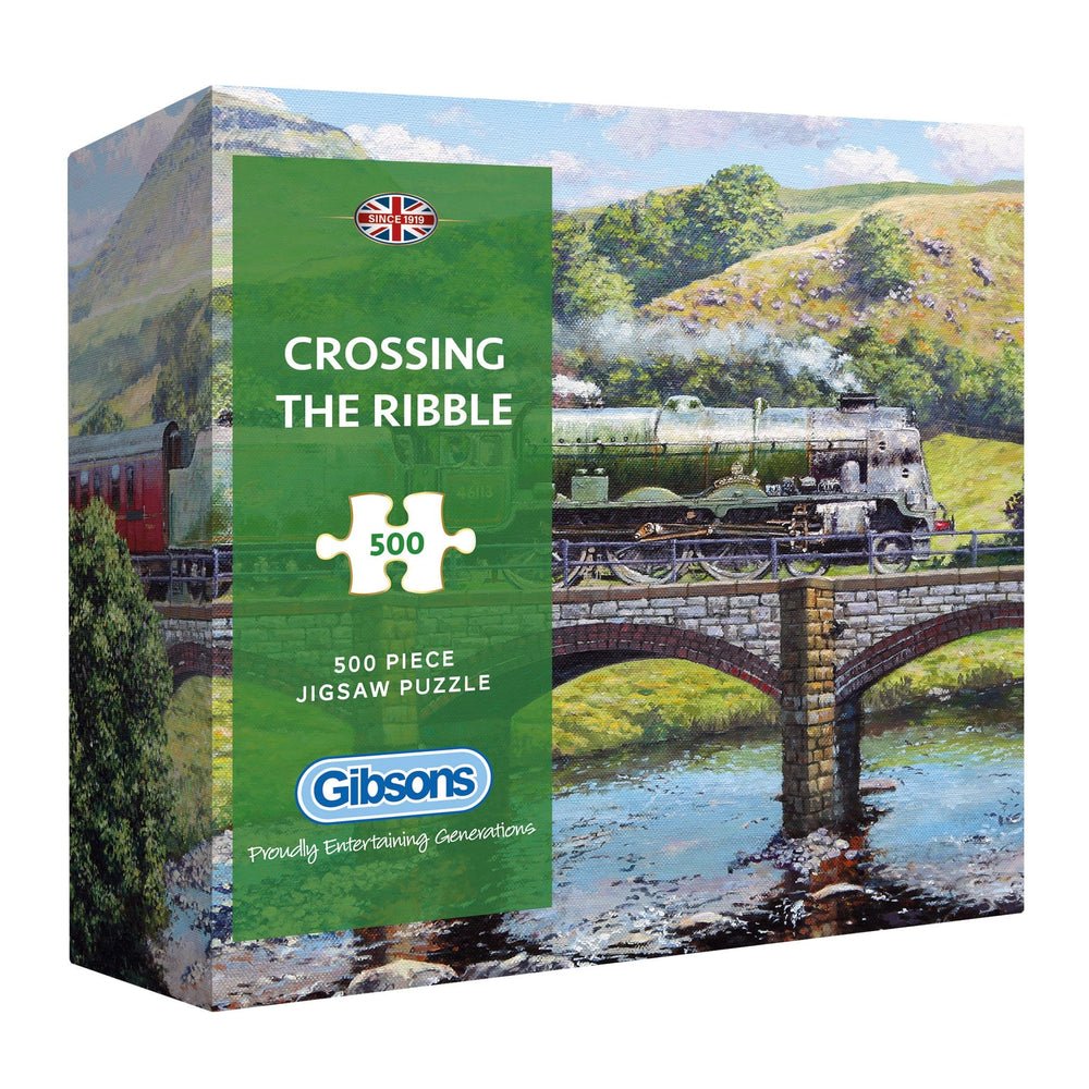 Átkelés a Ribble folyón Gibsons 500 darabos kirakó puzzle (G - G3417) - puzzlegarden