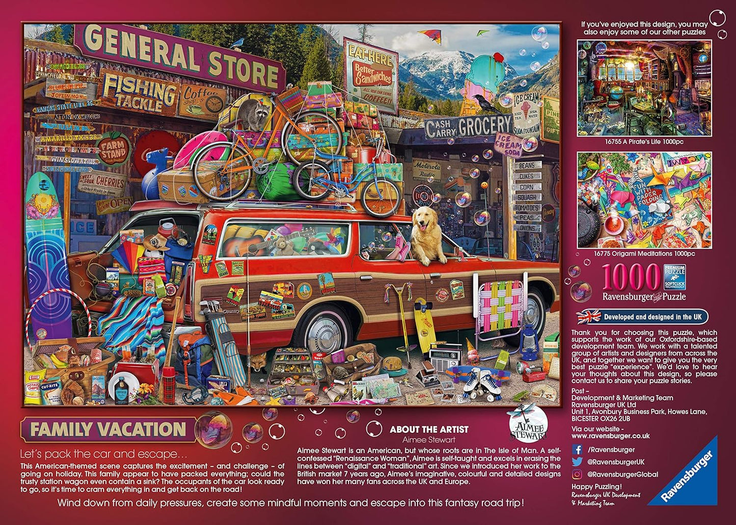 Családi vakáció Ravensburger 1000 darabos kirakó puzzle (RA - 12000130) - puzzlegarden