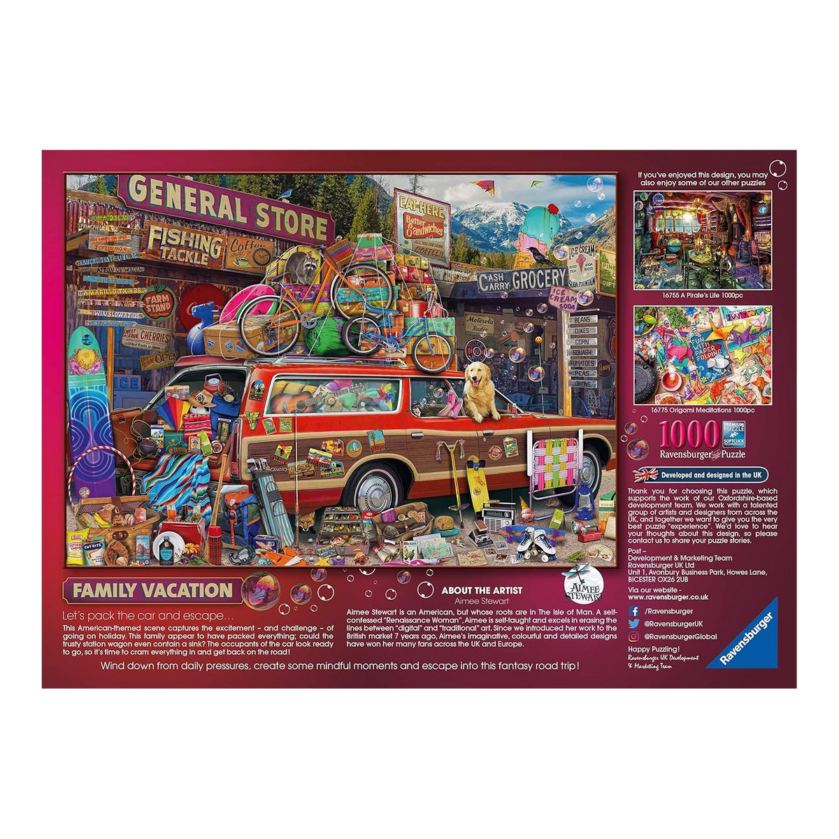 Családi vakáció Ravensburger 1000 darabos kirakó puzzle (RA - 12000130) - puzzlegarden