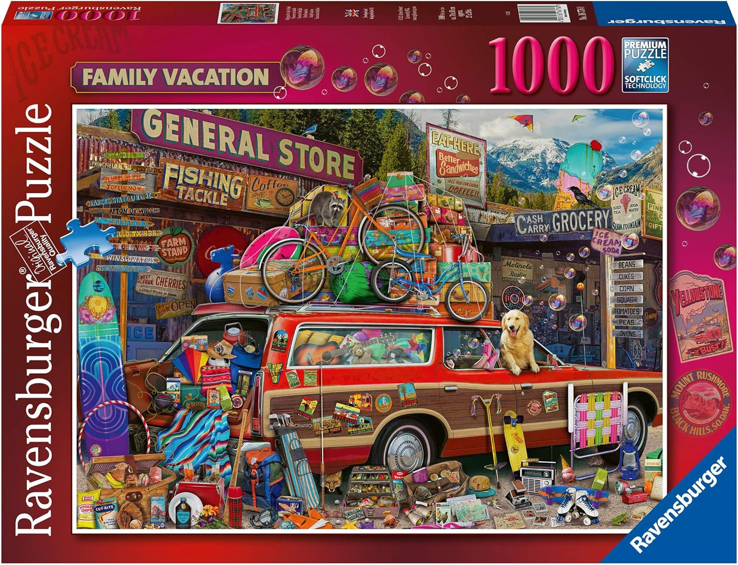 Családi vakáció Ravensburger 1000 darabos kirakó puzzle (RA - 12000130) - puzzlegarden