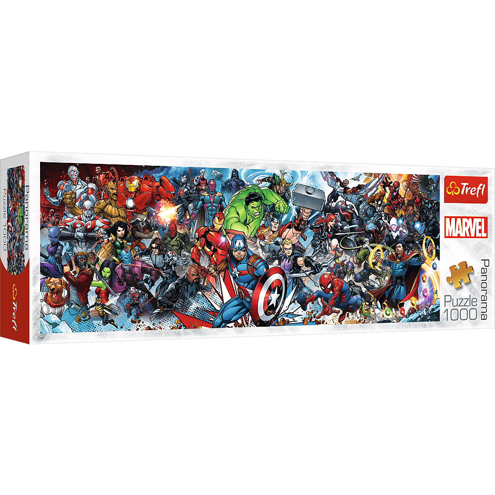 Csatlakozz a Marvel Világhoz - panoráma Trefl 1000 darabos kirakó puzzle (TR - 29047) - puzzlegarden