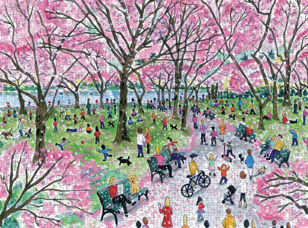 Cseresznyevirágok Galison 1000 darabos kirakó puzzle (GA - 9780735367524) - puzzlegarden