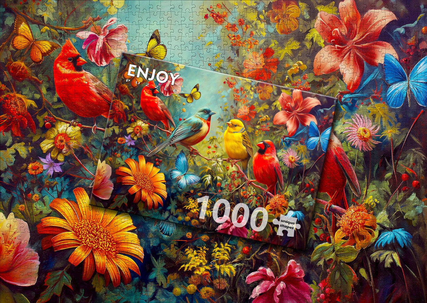 Csicsergés és rebbenés Enjoy 1000 darabos kirakó puzzle (EN - 2272 5949194022724) - puzzlegarden