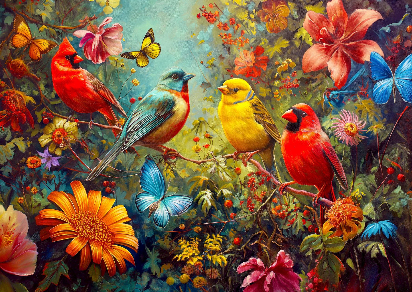 Csicsergés és rebbenés Enjoy 1000 darabos kirakó puzzle (EN - 2272 5949194022724) - puzzlegarden