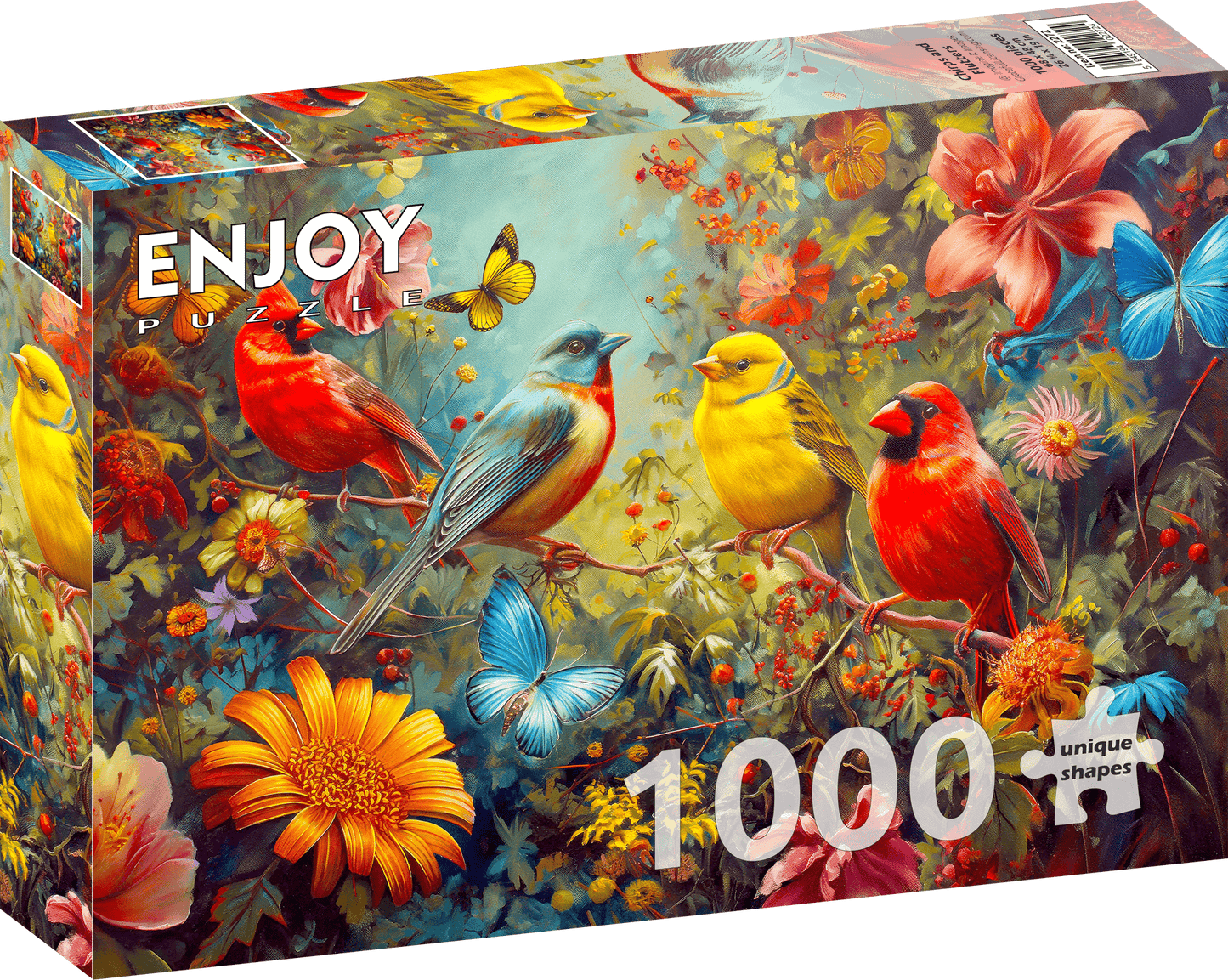 Csicsergés és rebbenés Enjoy 1000 darabos kirakó puzzle (EN - 2272 5949194022724) - puzzlegarden