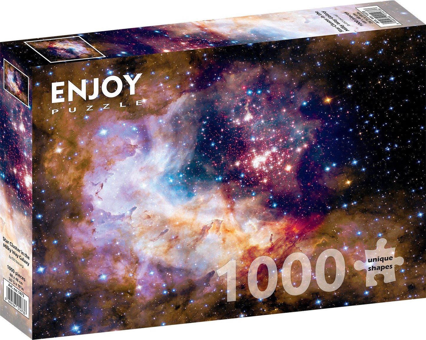Csillaghalmaz a Tejútrendszerben Enjoy 1000 darabos kirakó puzzle (EN - 1473) - puzzlegarden