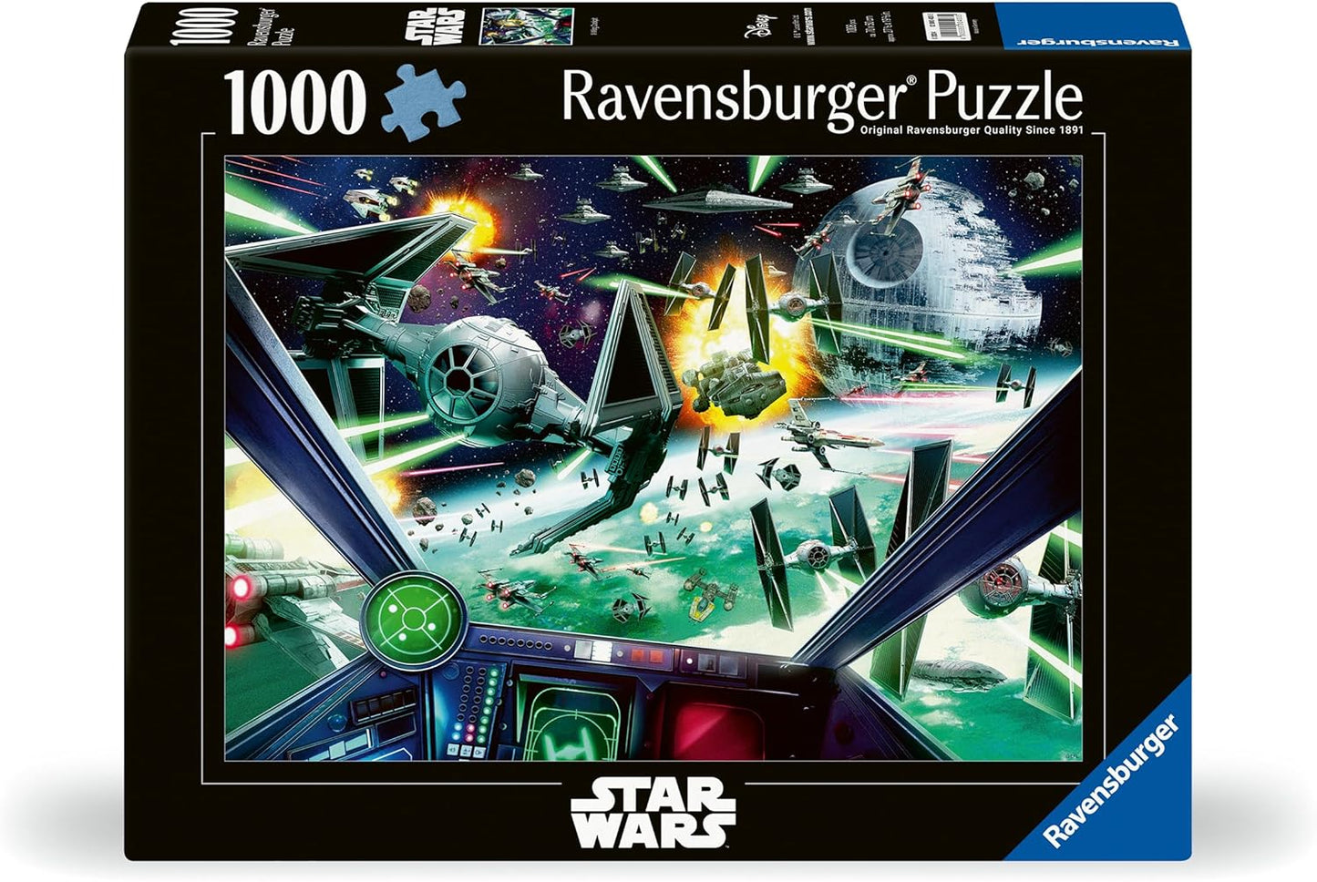Csillagok háborúja - X - Wing Cockpit Ravensburger 1000 darabos kirakó puzzle (RA - 12000403) - puzzlegarden
