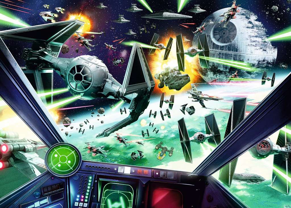 Csillagok háborúja - X - Wing Cockpit Ravensburger 1000 darabos kirakó puzzle (RA - 12000403) - puzzlegarden