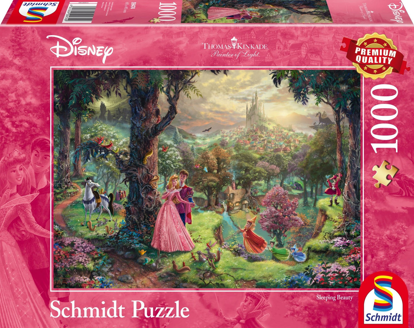 Csipkerózsika Schmidt Spiele 1000 darabos kirakó puzzle (SCH - 59474) - puzzlegarden