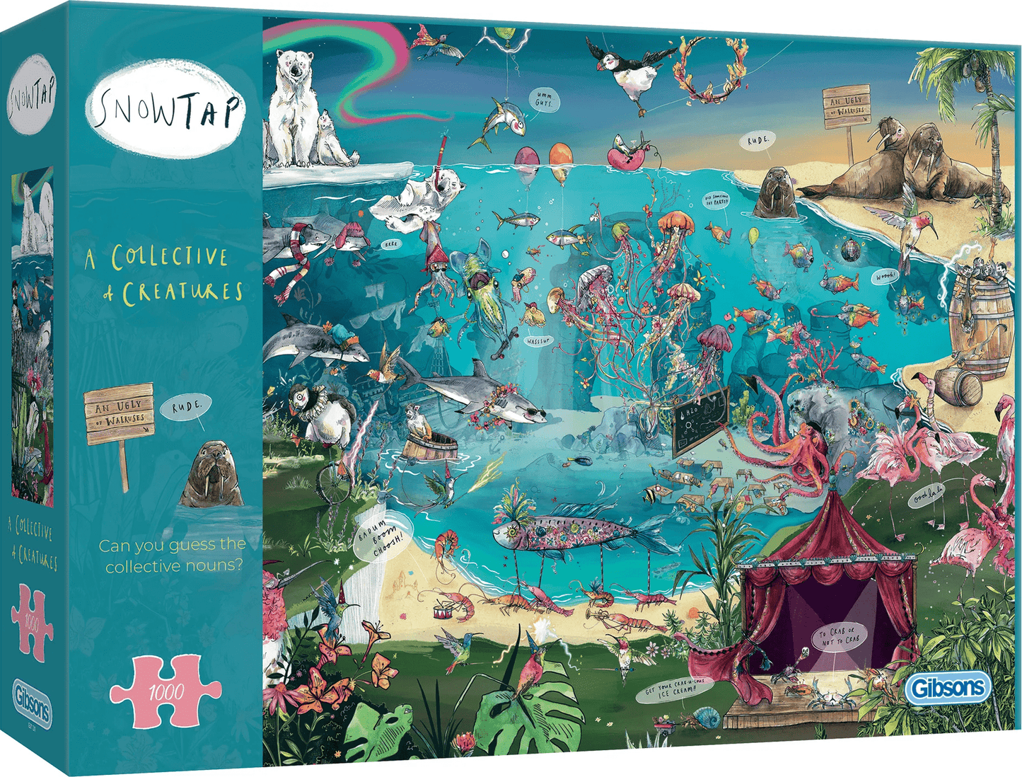 Csodálatos Teremtmények Gibsons 1000 darabos kirakó puzzle (G - G7131) - puzzlegarden