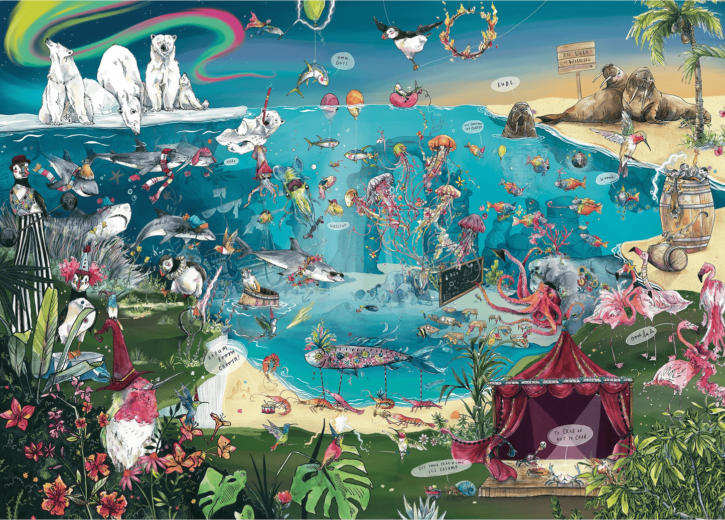 Csodálatos Teremtmények Gibsons 1000 darabos kirakó puzzle (G - G7131) - puzzlegarden