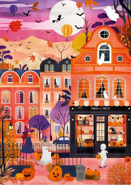 Csokit vagy csalunk Pieces & Peace 1000 darabos kirakó puzzle (PaP - F - 00159) - puzzlegarden