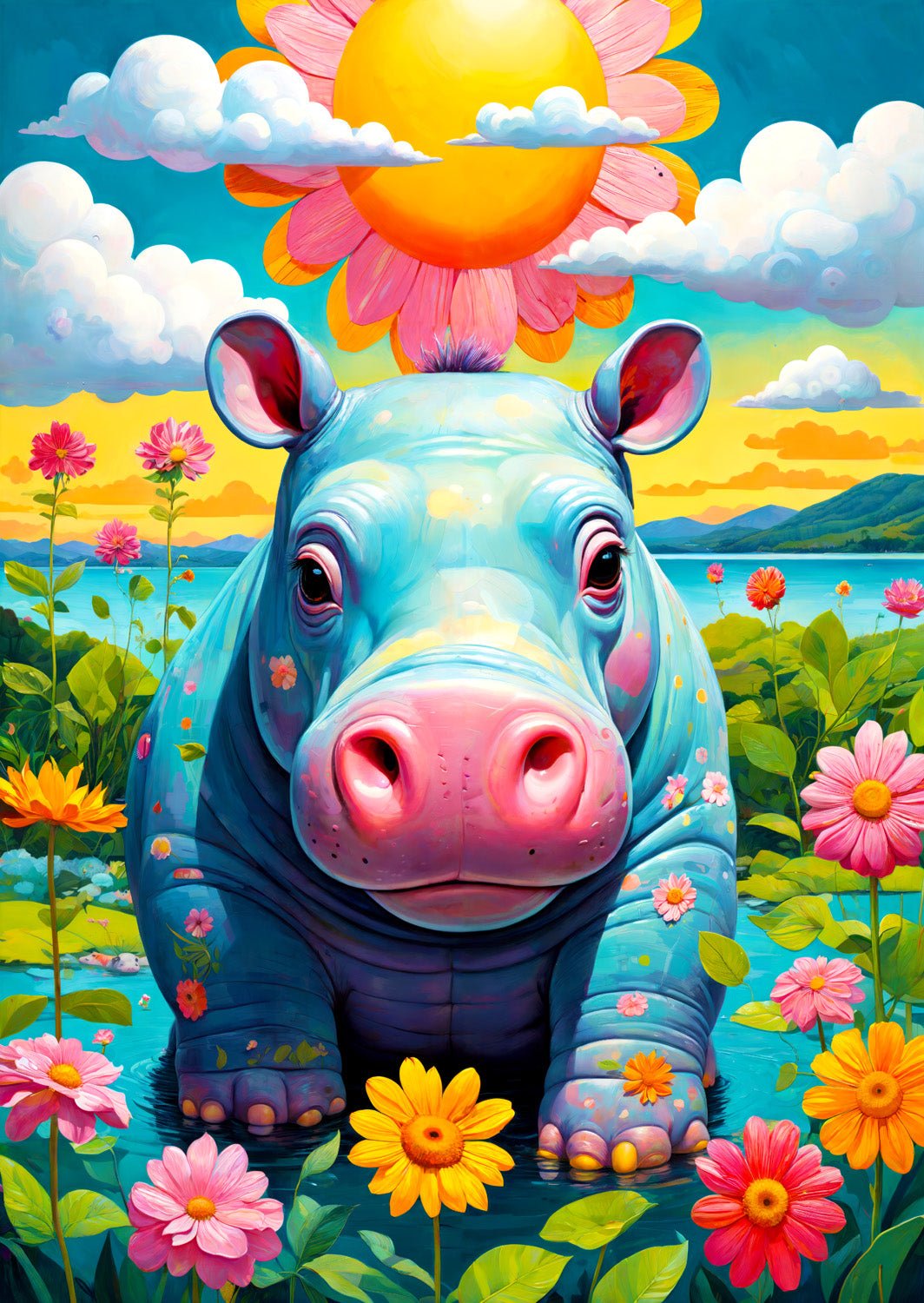 Cuki Viziló Enjoy 1000 darabos kirakó puzzle (EN - 2152) - puzzlegarden
