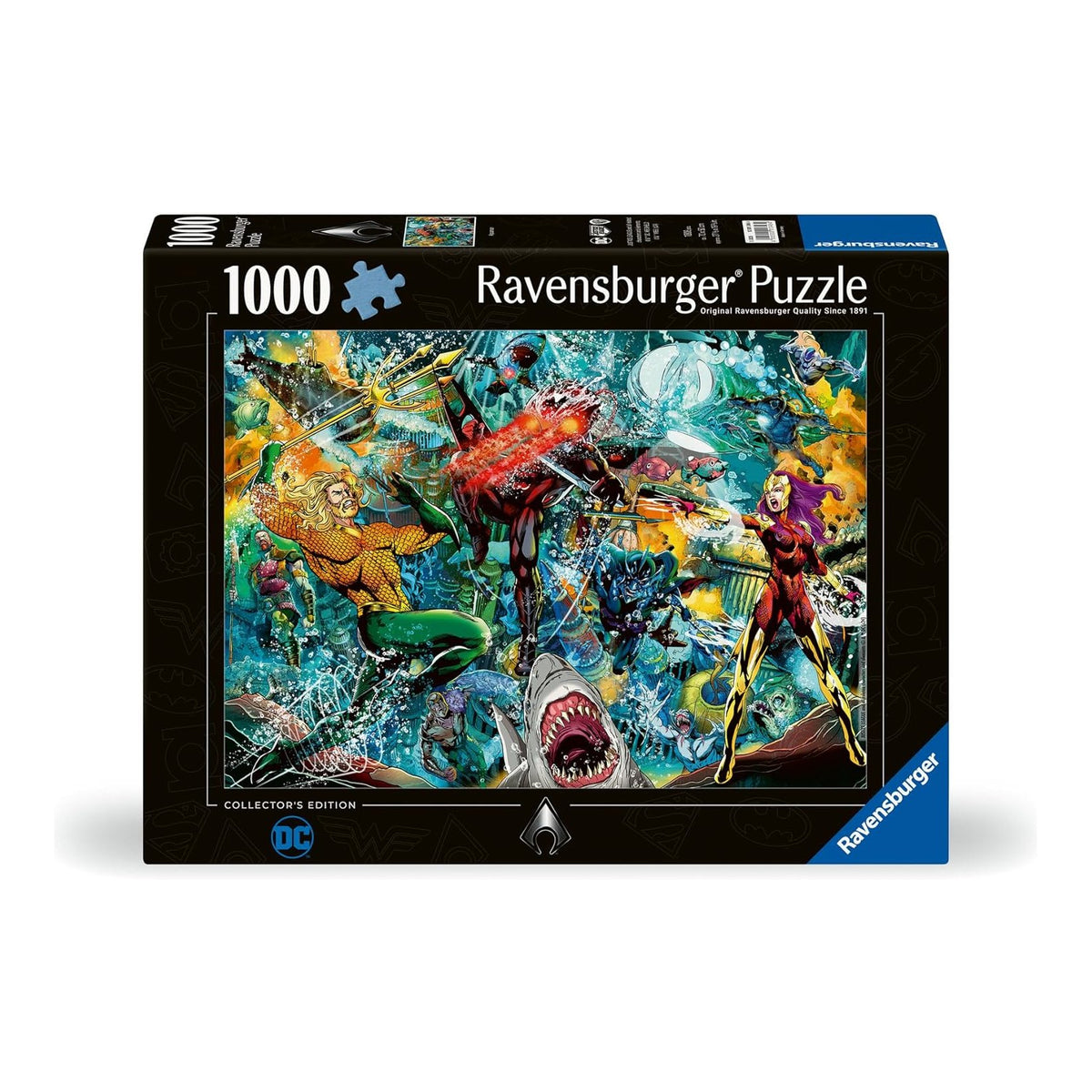 DC Collectors Edition - Aquaman Ravensburger 1000 darabos kirakó puzzle (RA - 12001346) - puzzlegarden