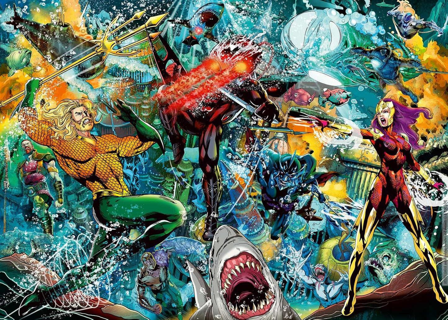 DC Collectors Edition - Aquaman Ravensburger 1000 darabos kirakó puzzle (RA - 12001346) - puzzlegarden