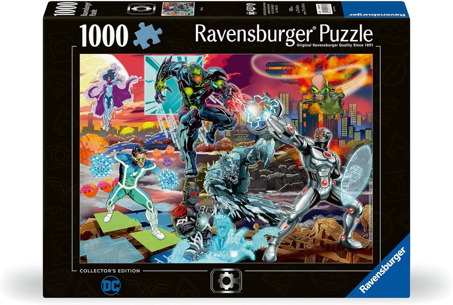 DC Collectors Edition - Cyborg Ravensburger 1000 darabos kirakó puzzle (RA - 12001347) - puzzlegarden