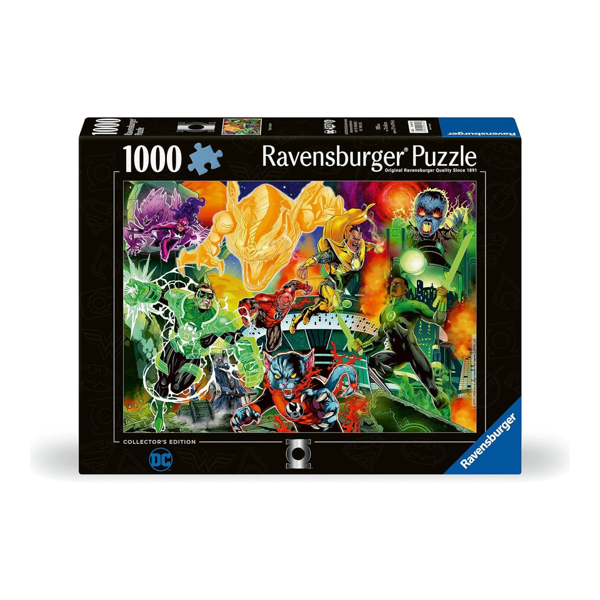 DC Collectors Edition - Zöld Lámpás Ravensburger 1000 darabos kirakó puzzle (RA - 12001345) - puzzlegarden