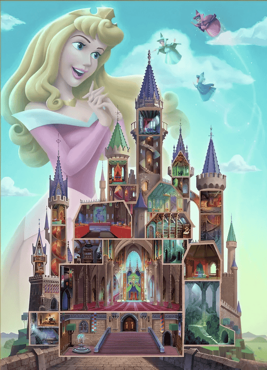 Disney Castle Collection - Csipkerózsika Ravensburger 1000 darabos kirakó puzzle (RA - 17338) - puzzlegarden