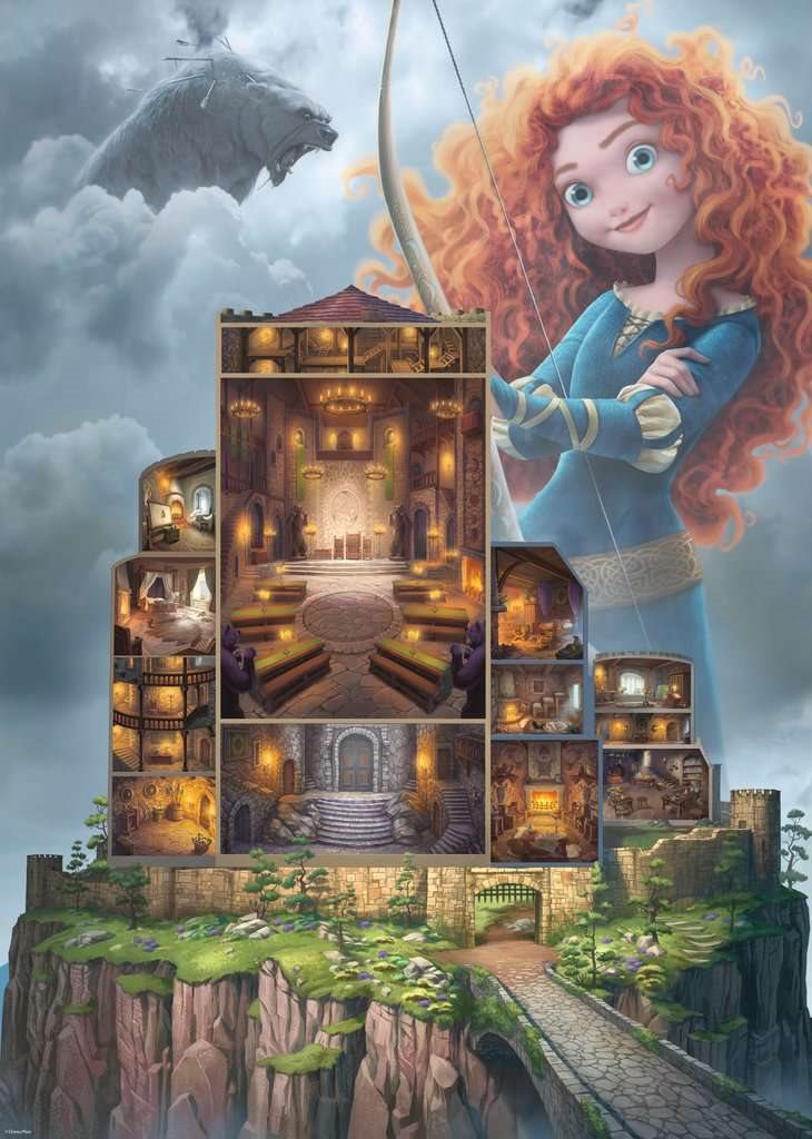 Disney Castle Collection - Merida Ravensburger 1000 darabos kirakó puzzle (RA - 17335) - puzzlegarden