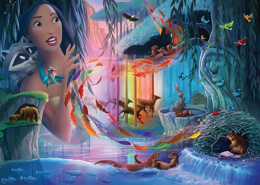 Disney Castle Collection - Pocahontas Ravensburger 1000 darabos kirakó puzzle (RA - 12001344) - puzzlegarden