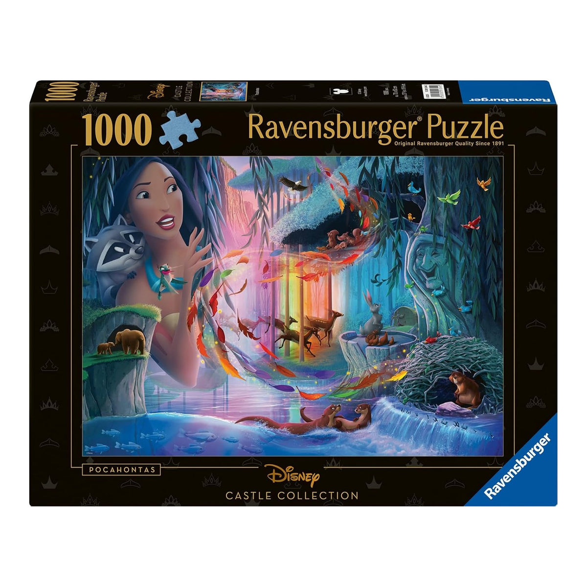 Disney Castle Collection - Pocahontas Ravensburger 1000 darabos kirakó puzzle (RA - 12001344) - puzzlegarden