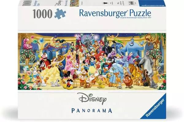 Disney - Csoportkép - panoráma Ravensburger 1000 darabos kirakó puzzle (RA - 12000444 4005555004448) - puzzlegarden