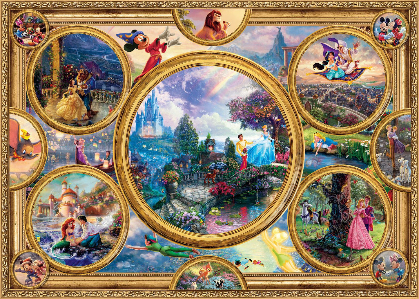 Disney Dreams Kollekció Schmidt Spiele 2000 darabos kirakó puzzle (SCH - 59607) - puzzlegarden