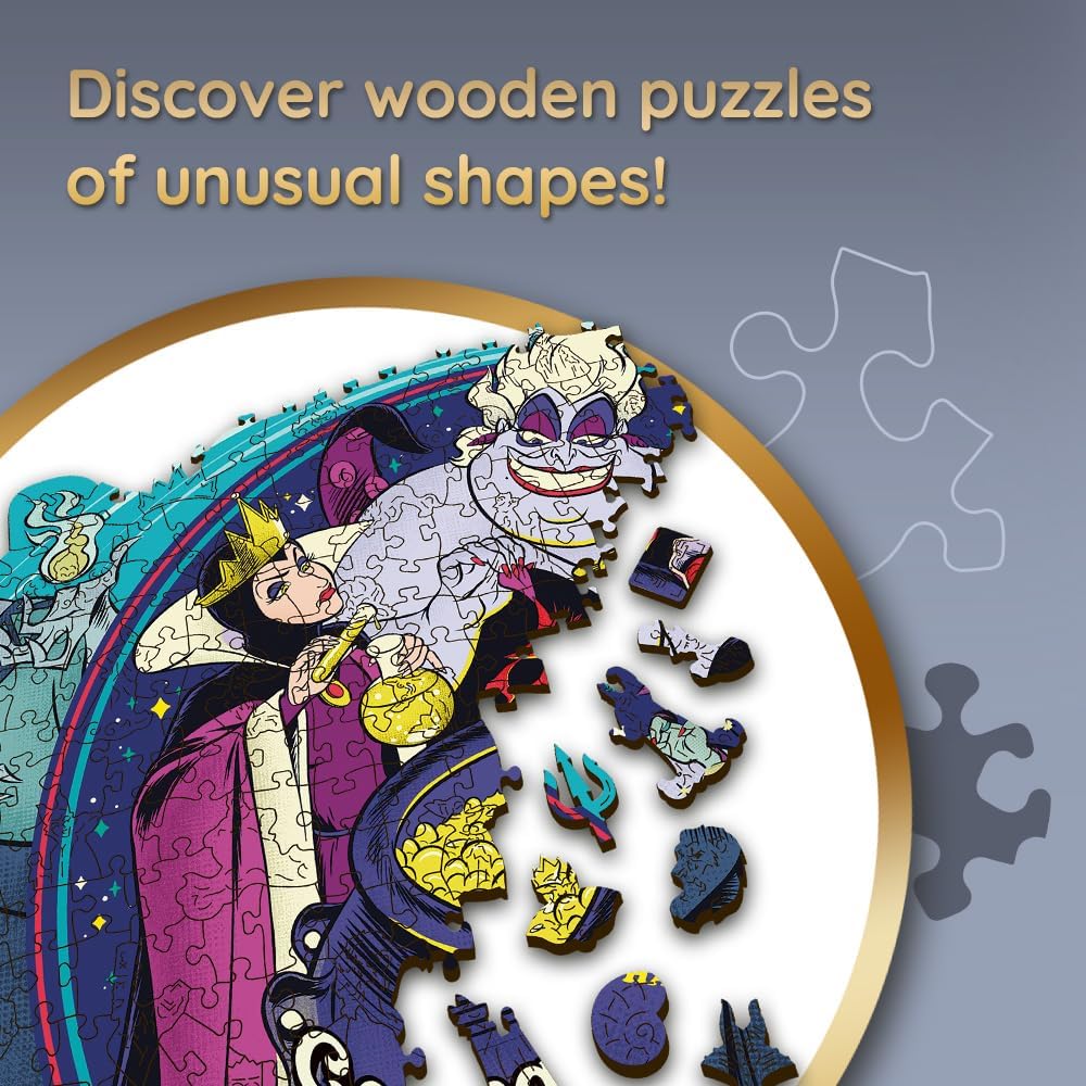 Disney Gonosztevők - Jól kifőztek valamit! - Fa kirakó Trefl Wood Craft 500 darabos kirakó puzzle (TR - 20196 5900511201963) - puzzlegarden