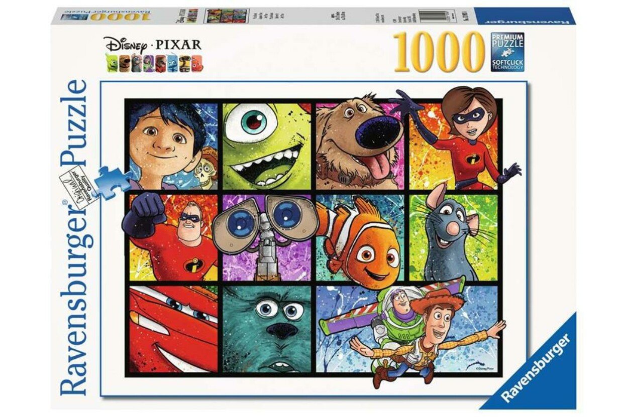 Disney Pixar Szereplők Kollázs Ravensburger 1000 darabos kirakó puzzle (RA - 13993) - puzzlegarden