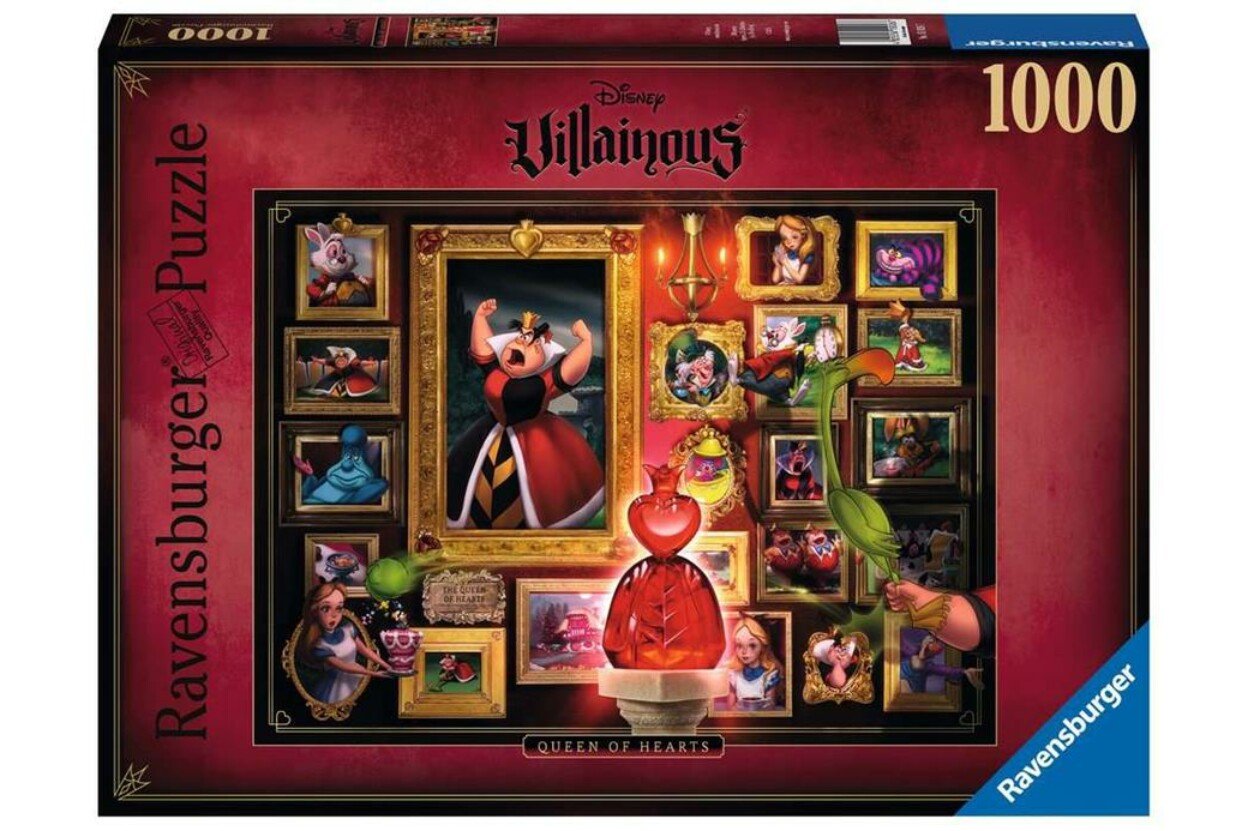 Disney Villainous - A Szív Királynő Ravensburger 1000 darabos kirakó puzzle (RA - 15026) - puzzlegarden