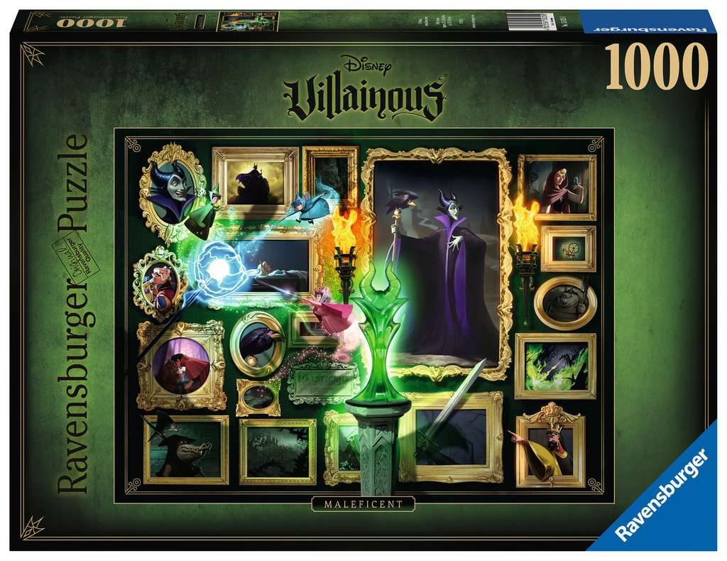 Disney Villainous - Demóna Ravensburger 1000 darabos kirakó puzzle (RA - 15025) - puzzlegarden