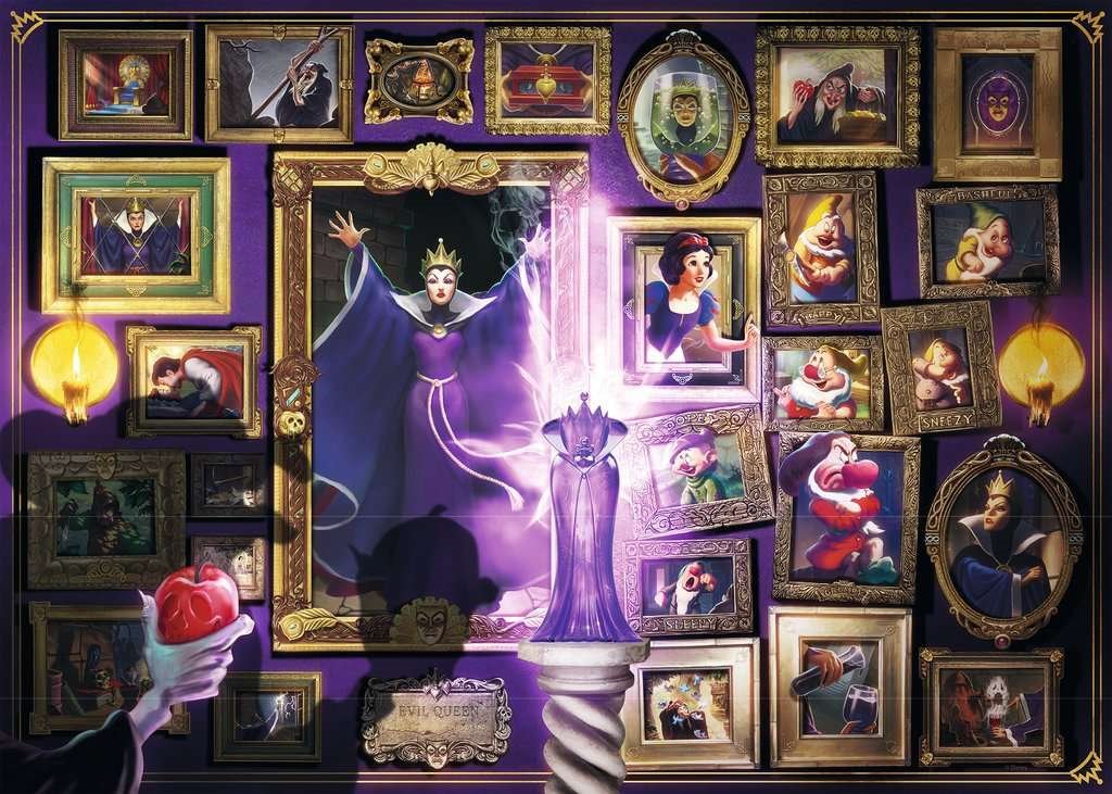 Disney Villainous - Gonosz Királynő Ravensburger 1000 darabos kirakó puzzle (RA - 16520) - puzzlegarden