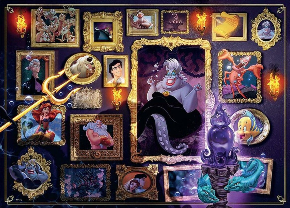 Disney Villainous - Ursula Ravensburger 1000 darabos kirakó puzzle (RA - 12000039) - puzzlegarden