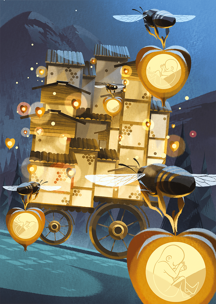 Dixit Puzzle Collection - Anyaméhek Libellud 1000 darabos kirakó puzzle (LIBDIXPUZ1005) - puzzlegarden