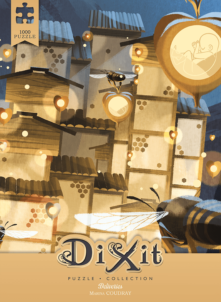 Dixit Puzzle Collection - Anyaméhek Libellud 1000 darabos kirakó puzzle (LIBDIXPUZ1005) - puzzlegarden