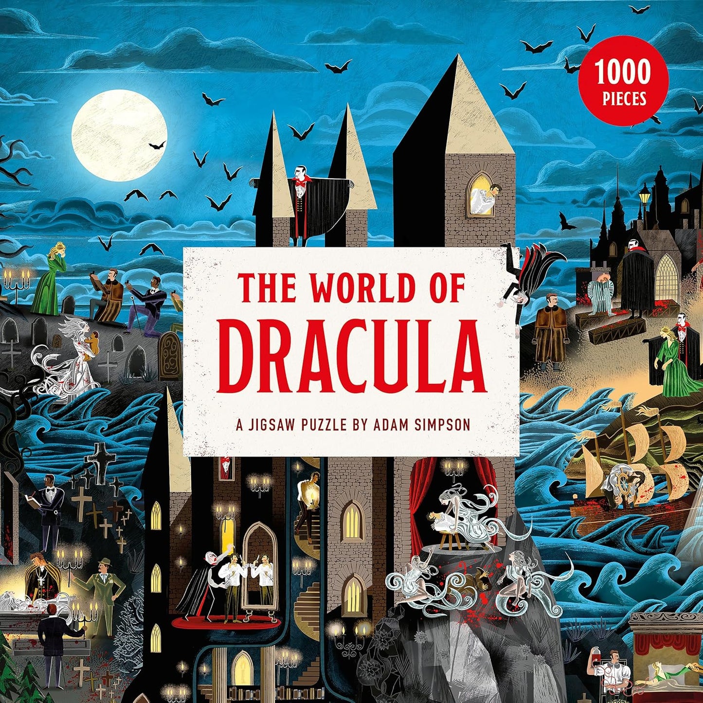 Drakula világa Laurence King 1000 darabos kirakó puzzle (LK - 9781913947774 9781913947774) - puzzlegarden