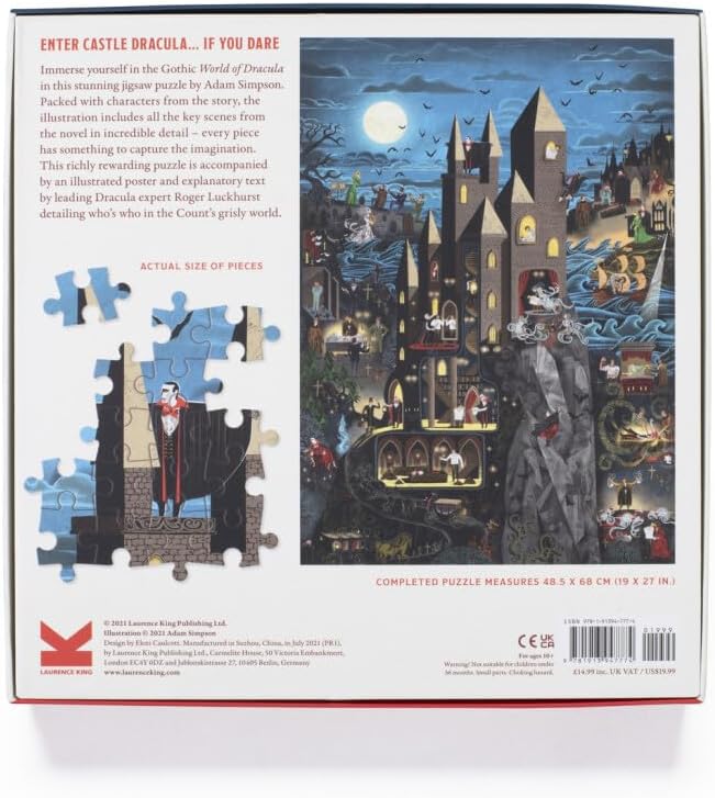 Drakula világa Laurence King 1000 darabos kirakó puzzle (LK - 9781913947774 9781913947774) - puzzlegarden