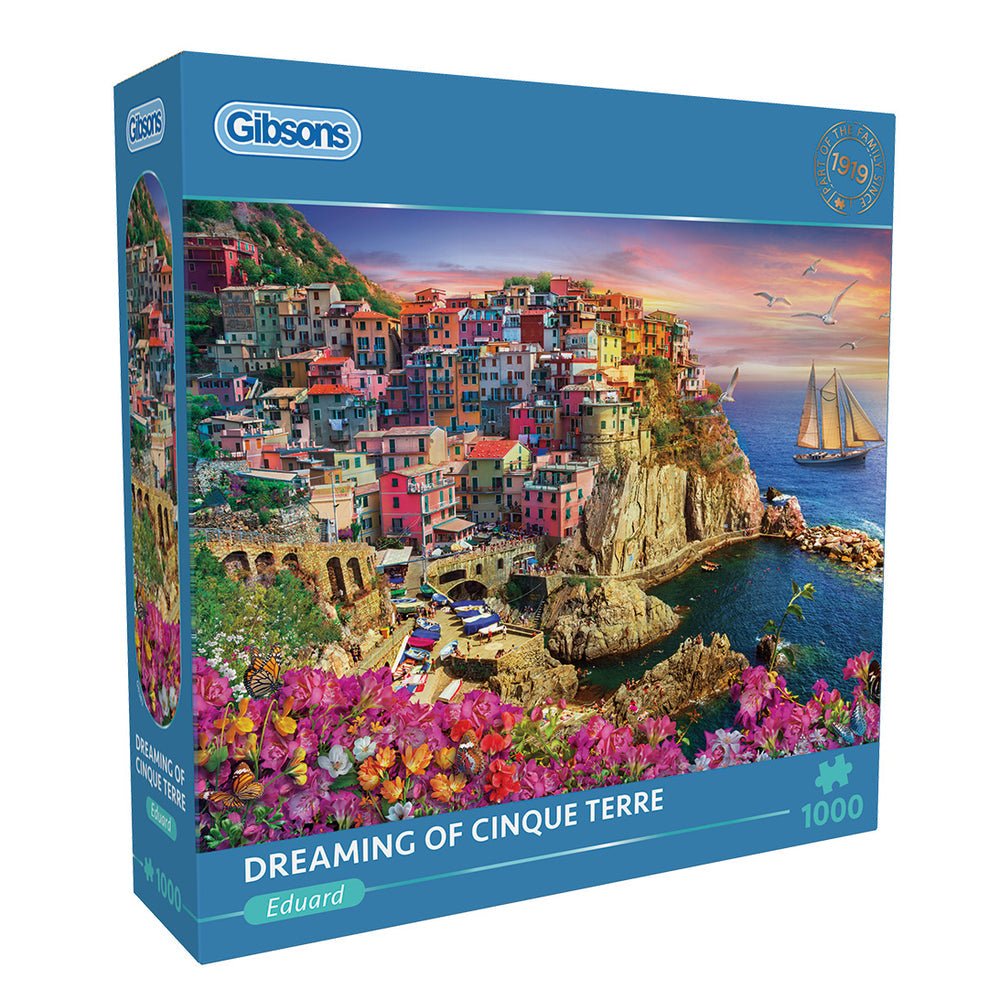 Cinque Terréről álmodva Gibsons 1000 darabos kirakó puzzle (G - G6383) - puzzlegarden